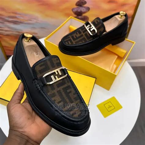 fendi gold shoes|Fendi formal shoes.